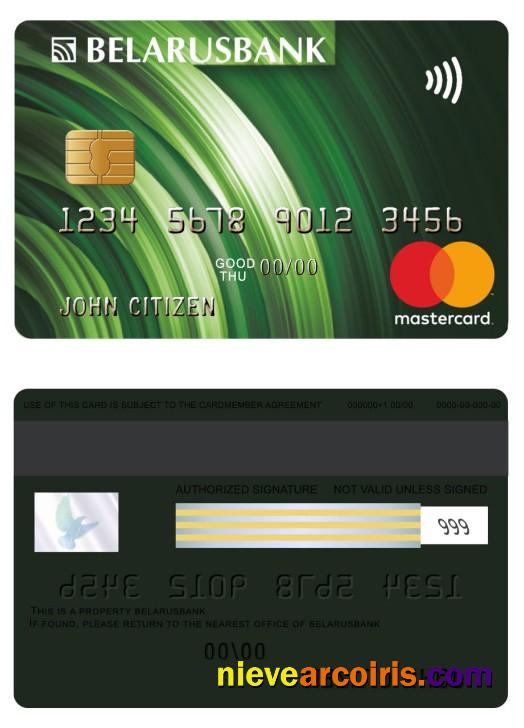 Belarus bank mastercard